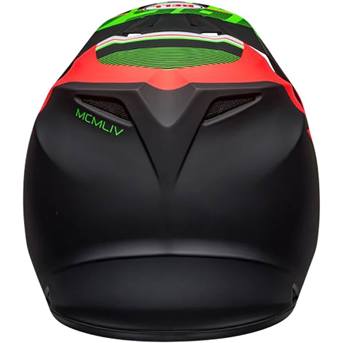 Bell MX-9 MIPS Strike Helmet Infrared/Green/Black M H607