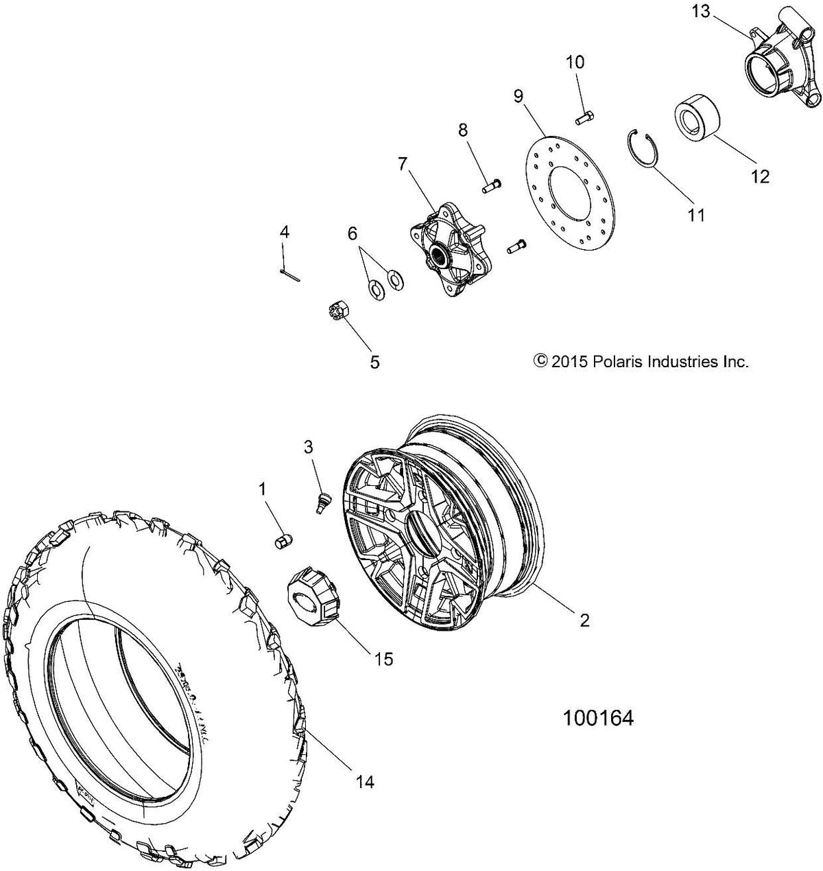 25X10 12 Tire V81980