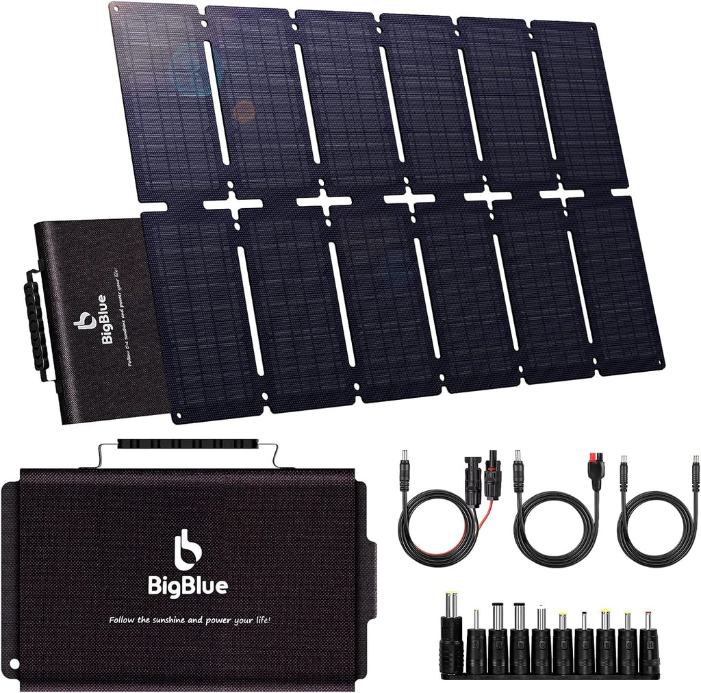 63W SunPower Solar Panel Portable Solar Charger with USB DC USB-C A216099