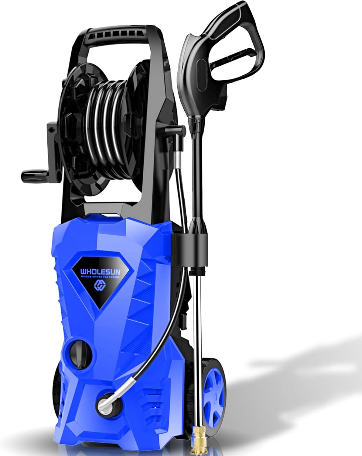 Electric Pressure Washer 2.4 GPM 1600W with 4 Nozzles Foam Cannon H527283