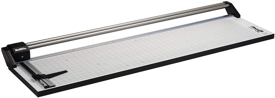 20 Inch Professional Rotary Paper Trimmer with Steel Blades and Stainless Steel Guide Rails N6829