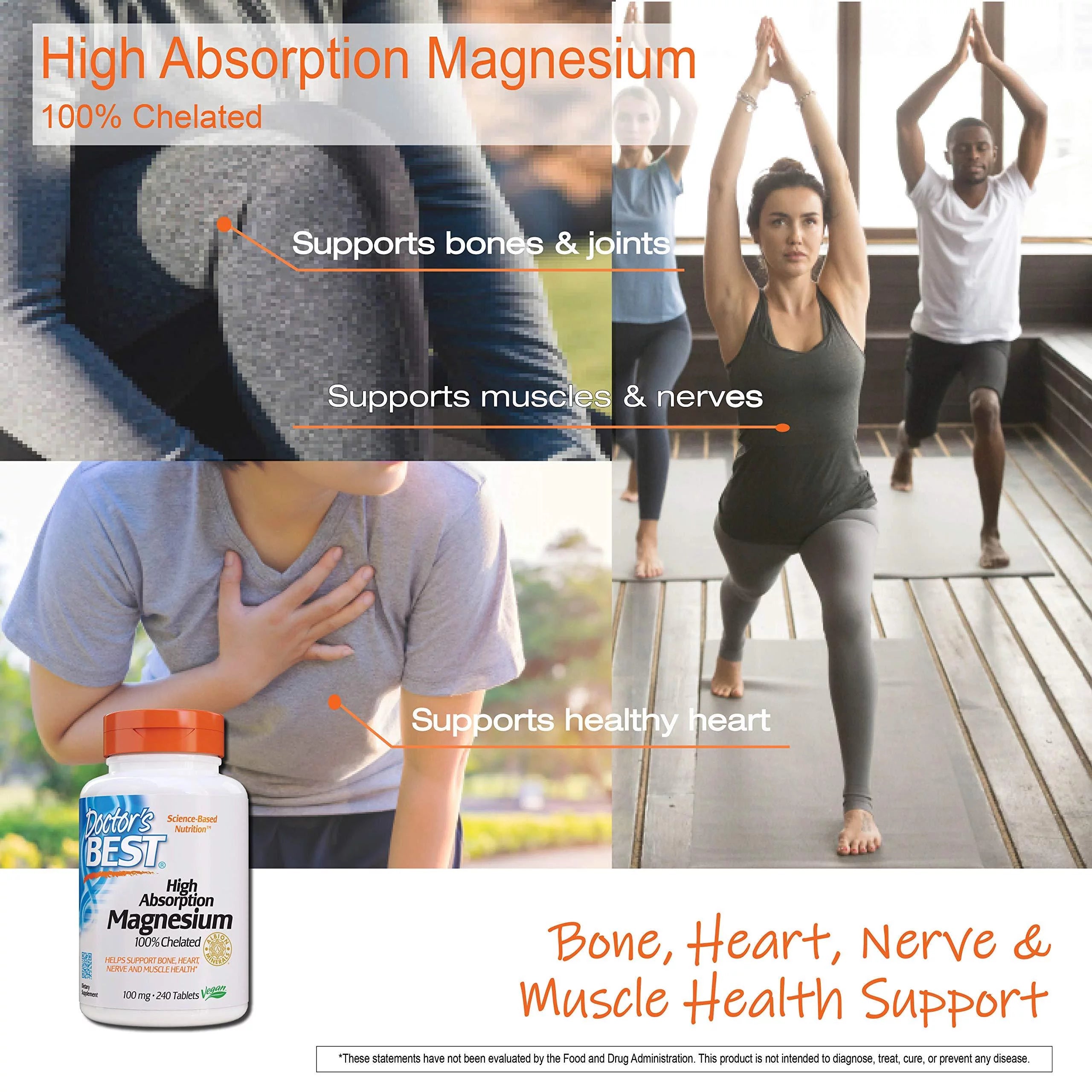100 mg Magnesium Glycinate, 240 Count E69408