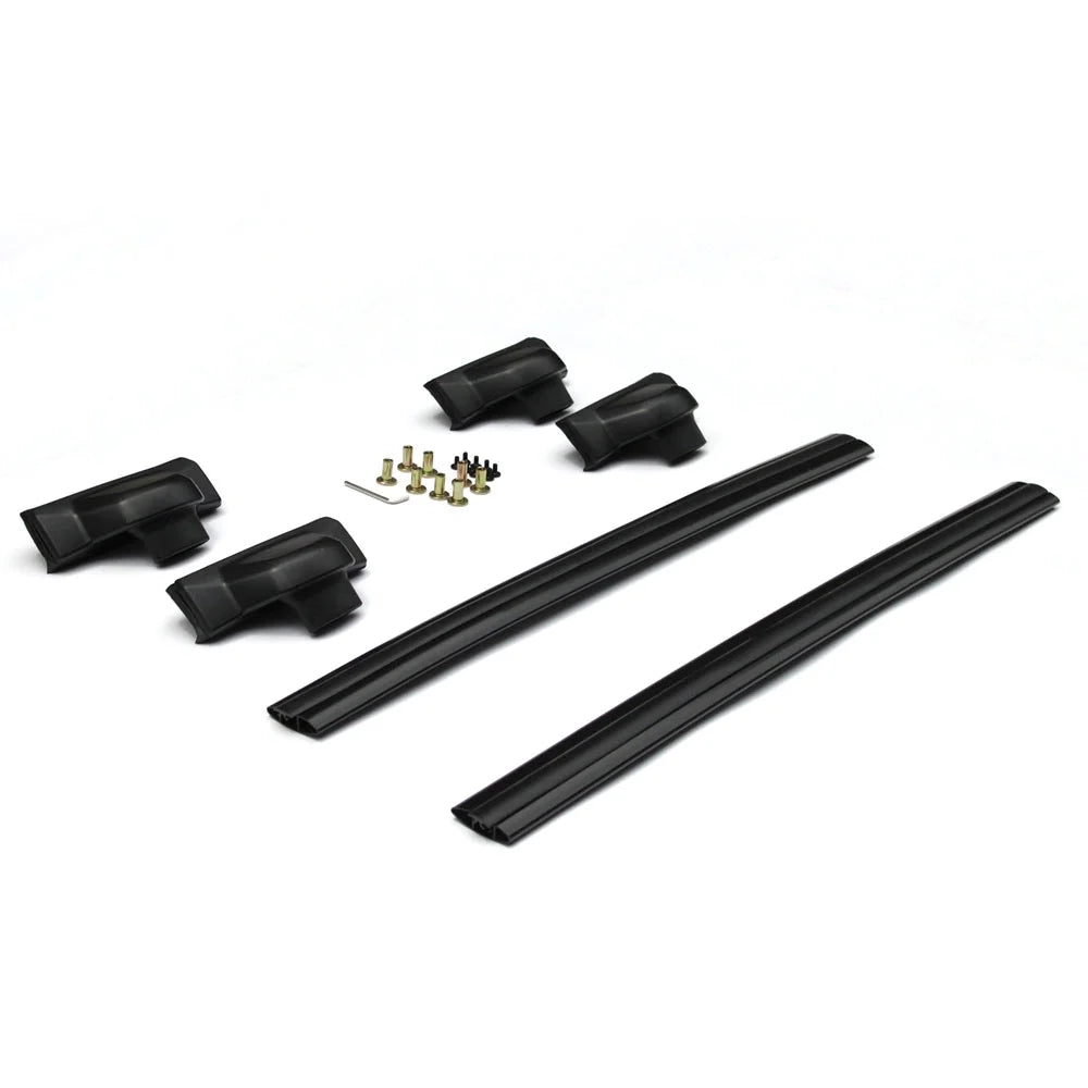 2pcs Aluminum Roof Racks Black F406