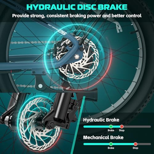 26" x 4.0 Fat Tire Electric Mountain Bike with 48V 15AH Battery T902261