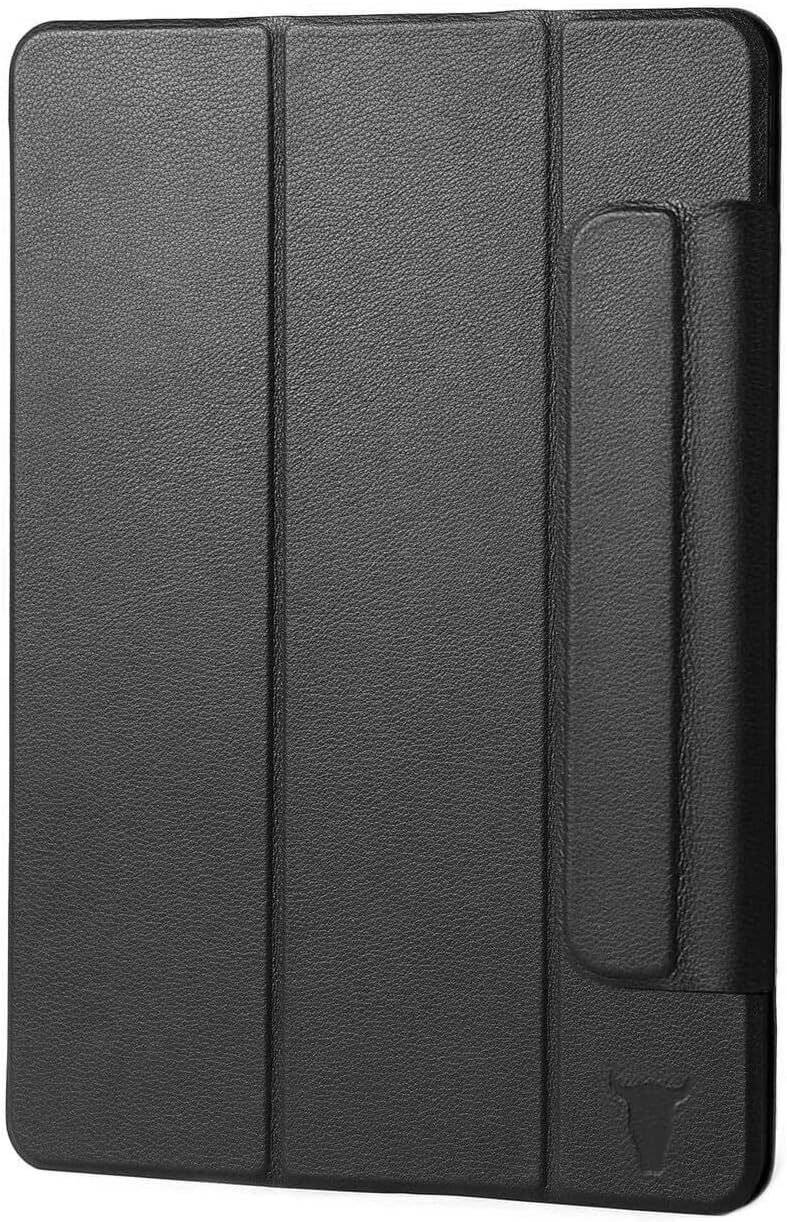 Magnetic Genuine Leather iPad Mini 6th Gen Case (Blue) M696