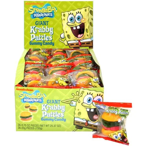 Krabby Patty Gummy 6 pack (3.78 ounces) J342