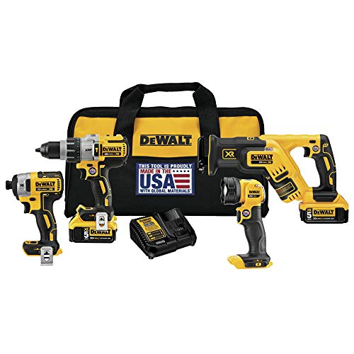 20V MAX XR Cordless Drill Combo Kit, 4-Tool P71655