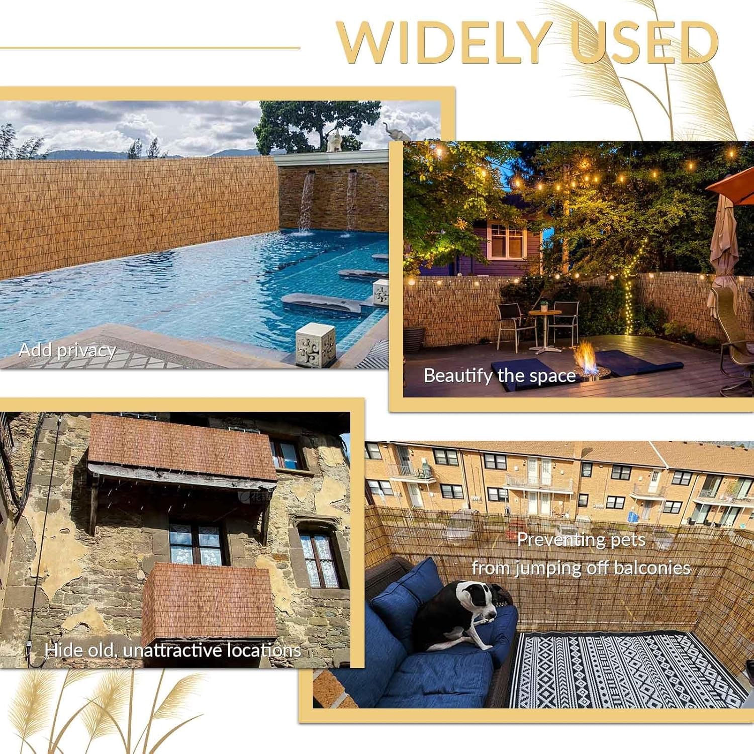 Bamboo Fencing Fence Roll G95439
