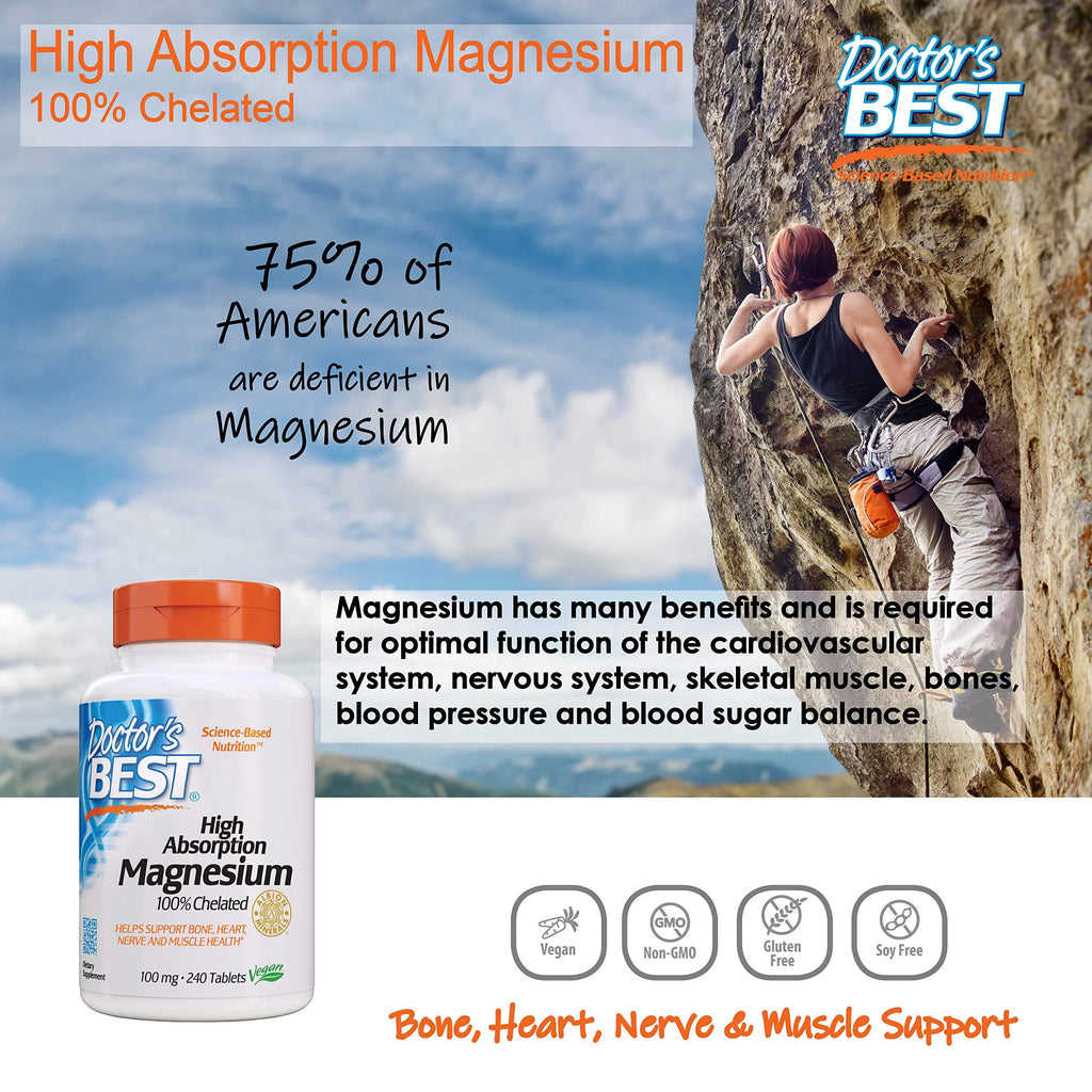 100 mg Magnesium Glycinate, 240 Count E69408