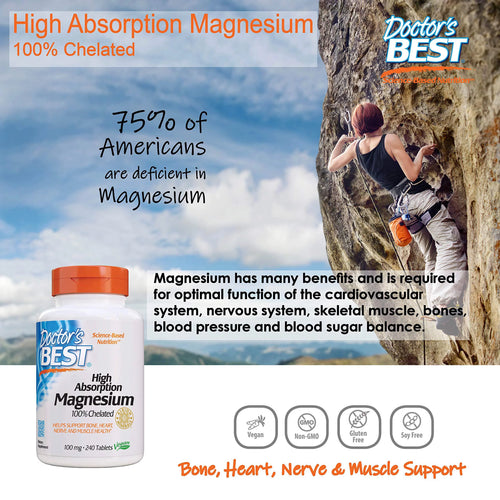 100 mg Magnesium Glycinate, 240 Count E69408