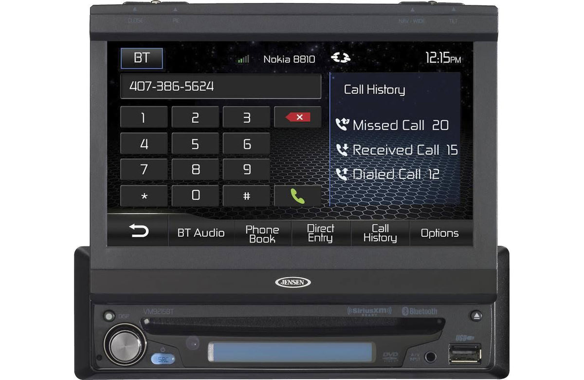 1-Din Widescreen LCD Multimedia Car Receiver Z916