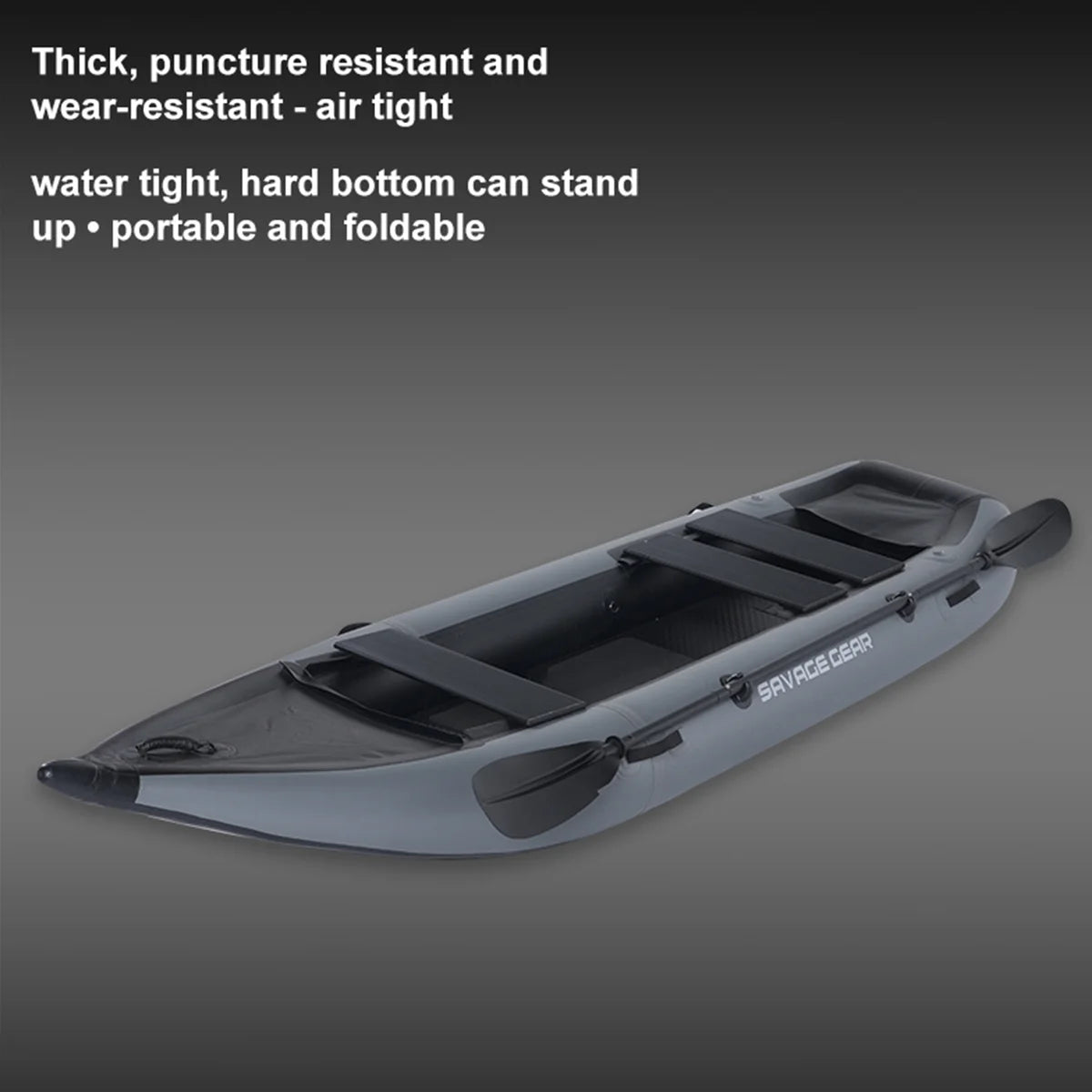 2 Person Inflatable PVC Kayak with Pump, Aluminum Alloy Seat, Paddle, Repair Kit S934751