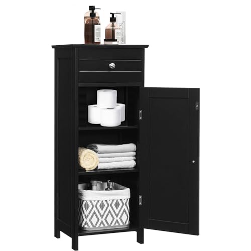Black Large Bathroom Storage Cabinet O106