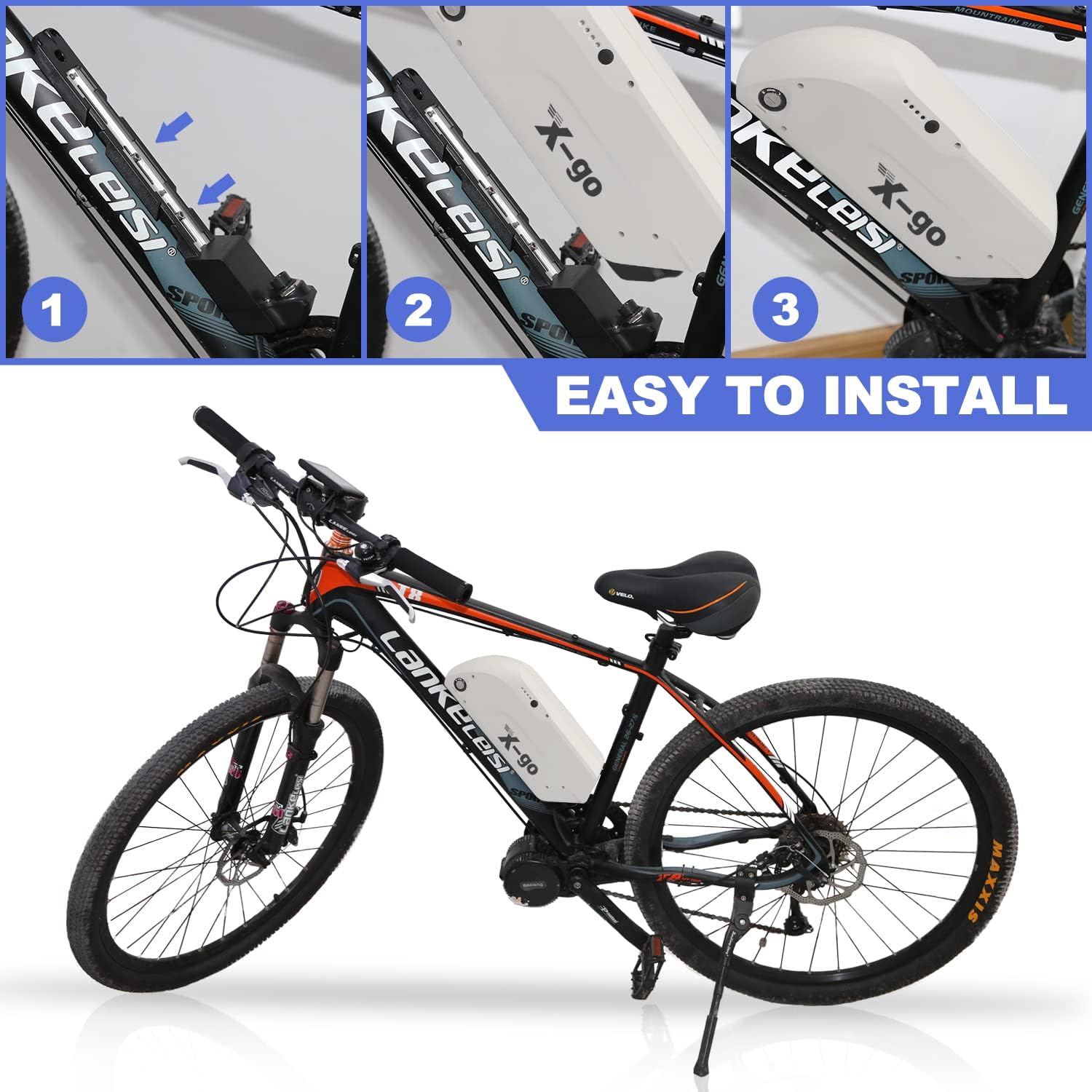 48V 13Ah Lithium Ebike Battery with Charger Q751166