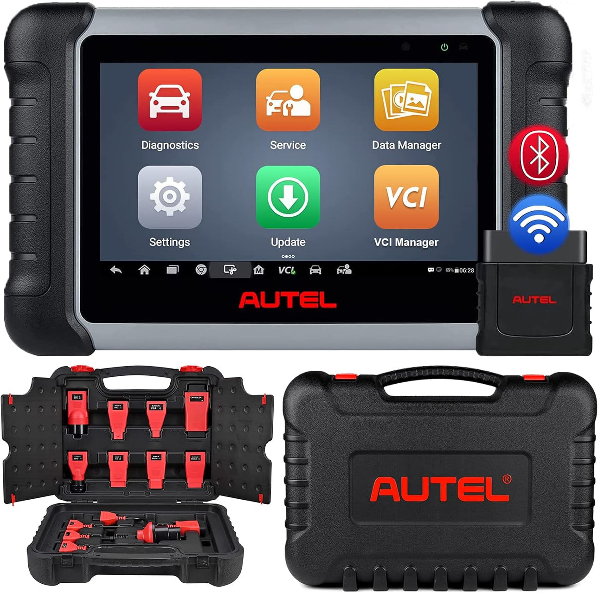 2023 New Bidirectional Scanner with Non-OBDII Adapter Kit F547804