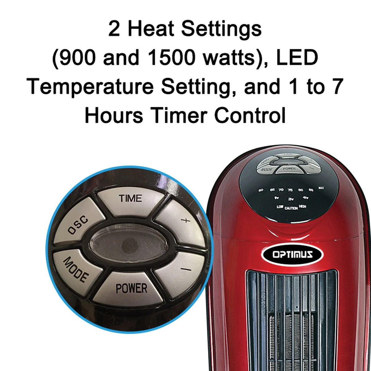 22 Inch Oscillating Tower Ceramic Space Heater B90287