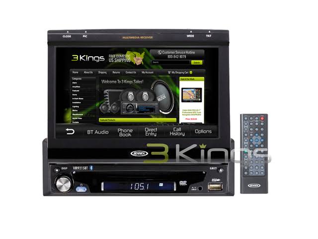 1-Din Widescreen LCD Multimedia Car Receiver Z916