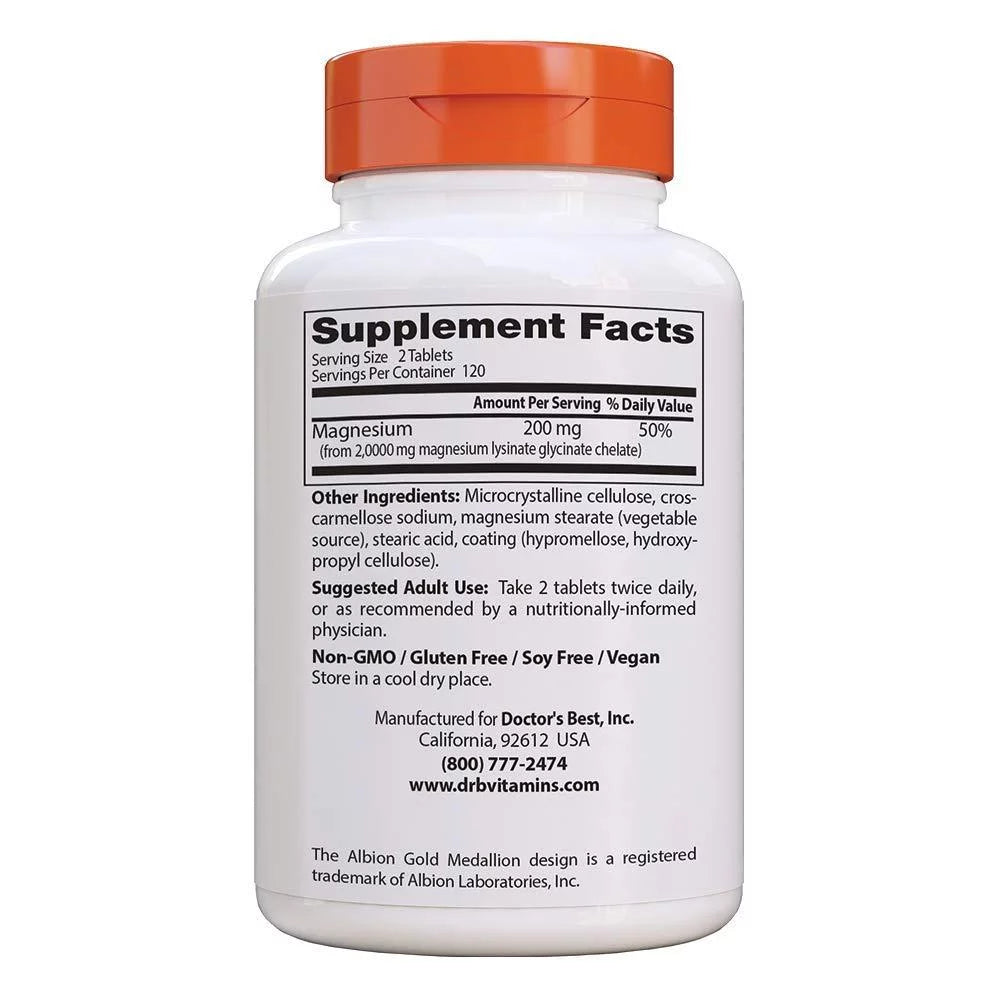 100 mg Magnesium Glycinate, 240 Count E69408