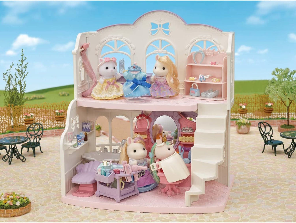 Pony's Hair Stylist Set Dollhouse Playset with Figure and Accessories Y48915