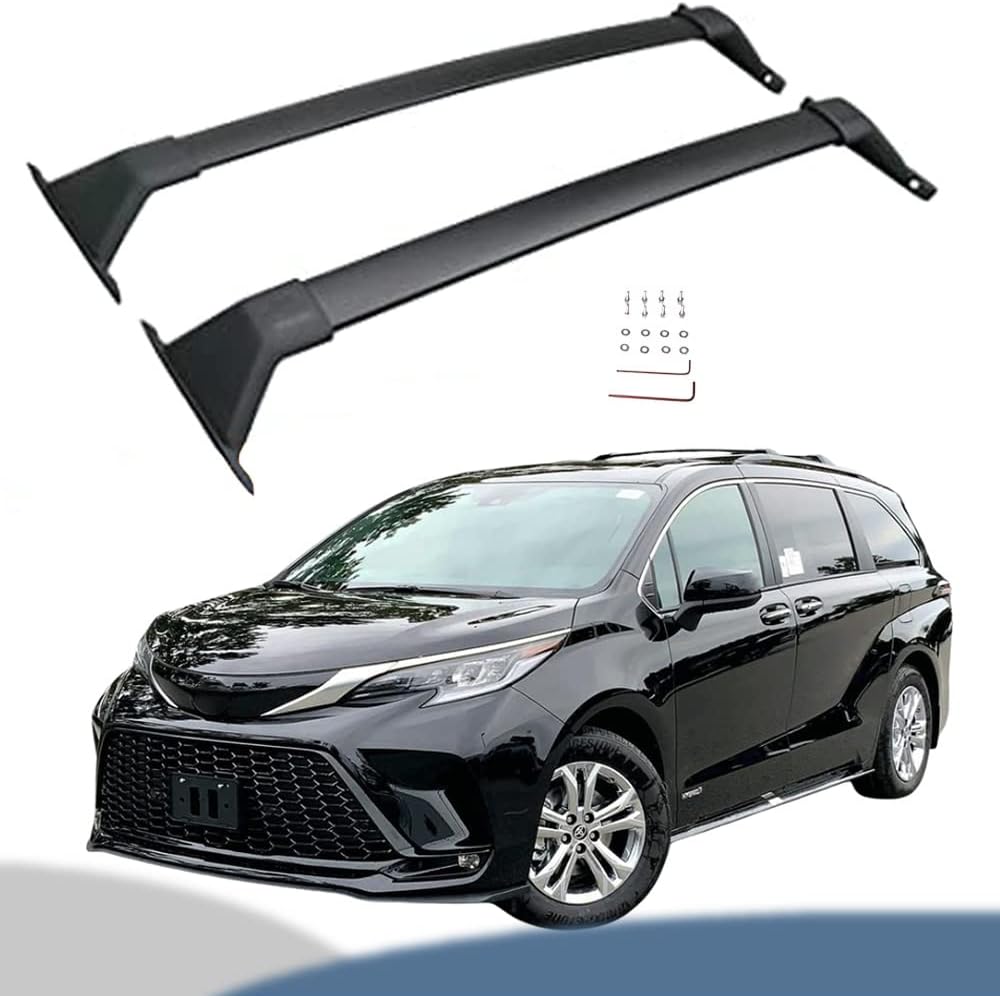 Black Crossbar Cargo Roof Rack with Side Rails V807