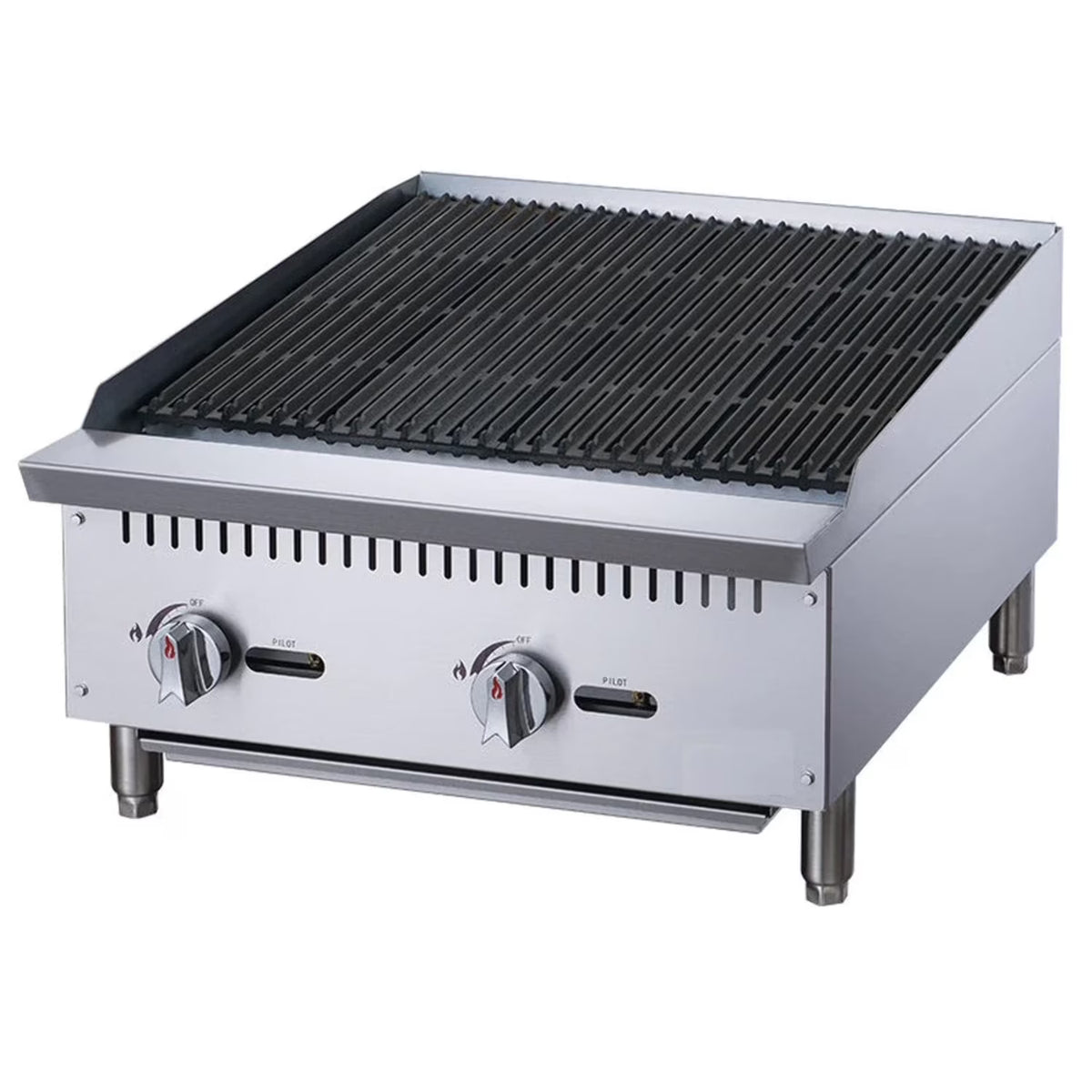 24 NG/LP Gas Countertop Charbroiler X509