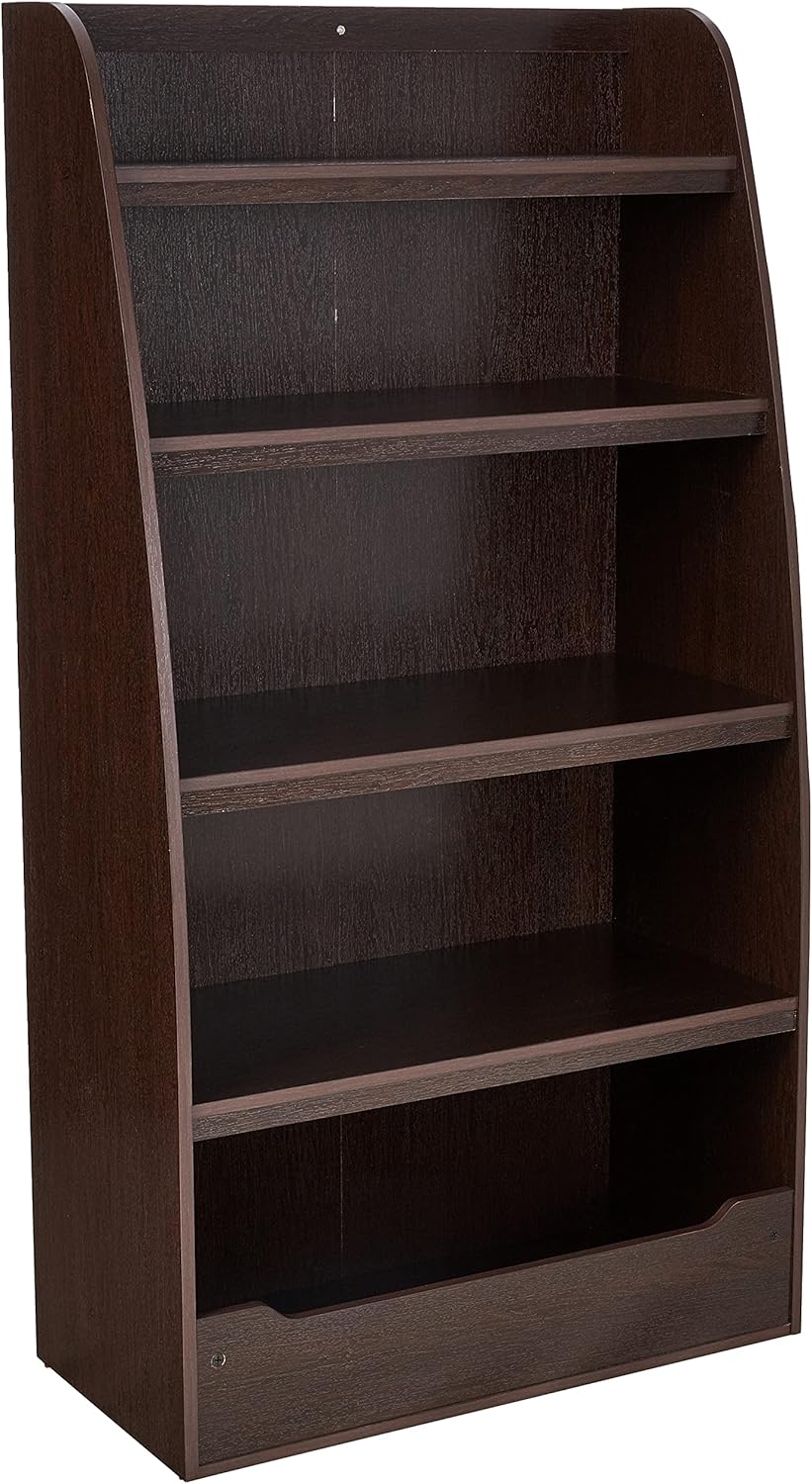 4 Shelf Bookcase, Espresso V396977