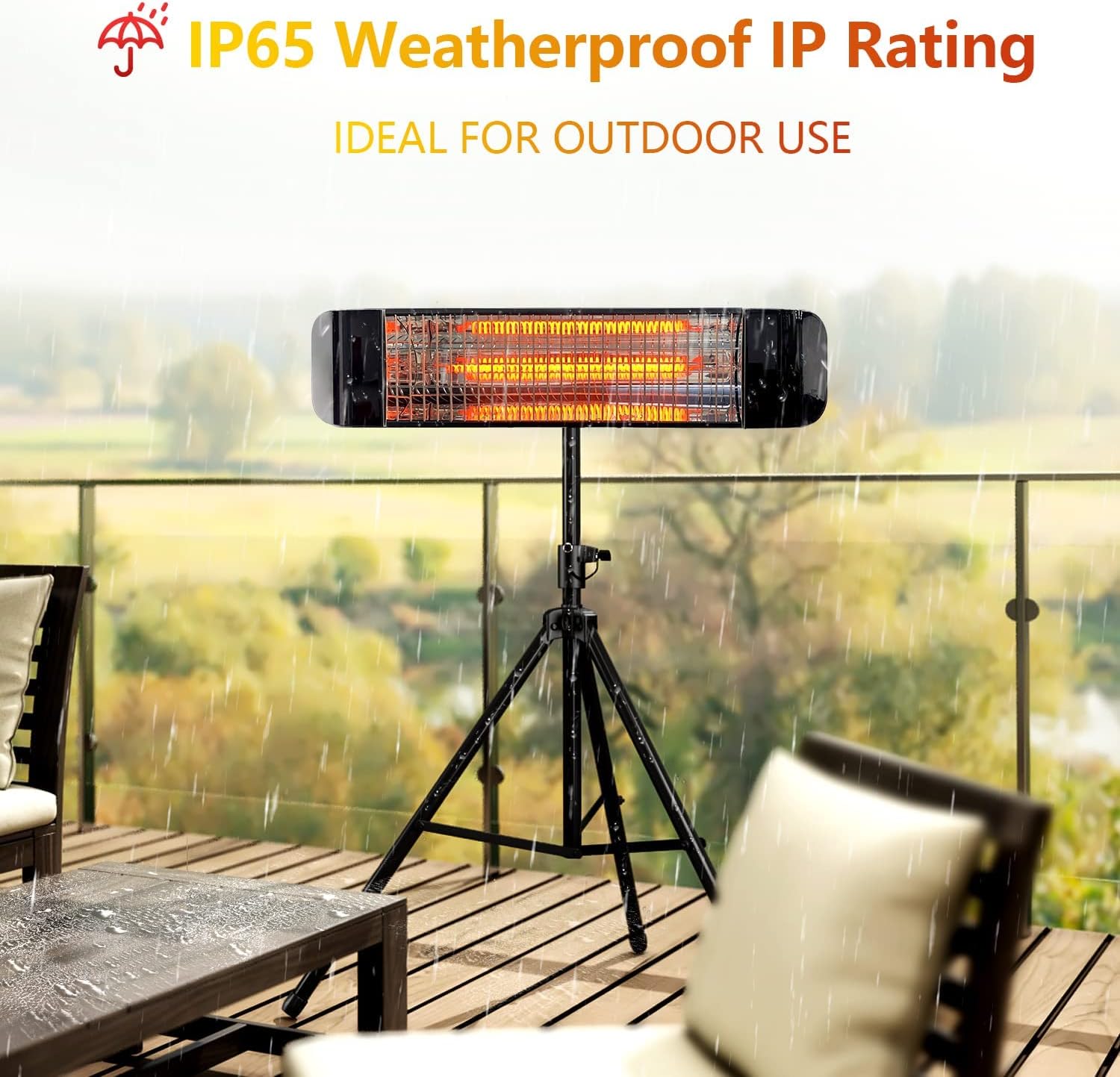 1500 Watt Electric Infrared Patio Heater K818602