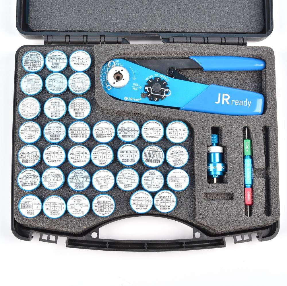 Standard Adjustable Indent Crimp Tools with 37 Positioner and Gauge J83029