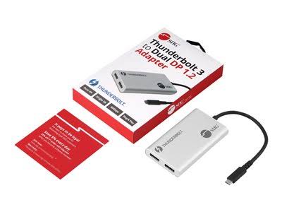 Thunderbolt 3 to Dual DP 1.2 Adapter Q138589