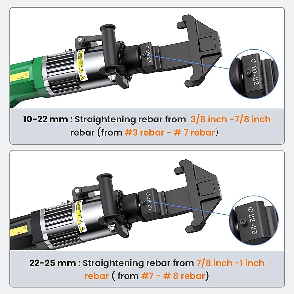 Rebar Straightening Head for Hydraulic Electric Rebar Bender P3193