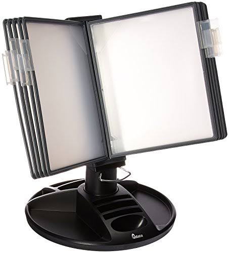 Display panel system, desktop, 10 compartments, for Letter, chrome A667