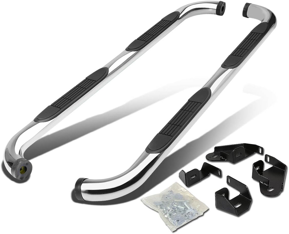 3 Inches Side Step Nerf Bar Running Board Stainless Steel Polished Chrome N54926