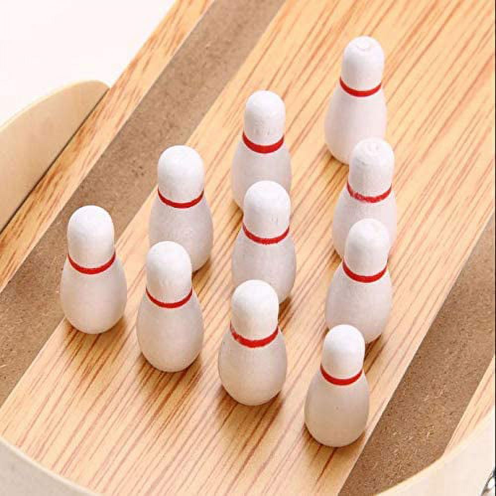 Wooden Mini Bowling Game O9607