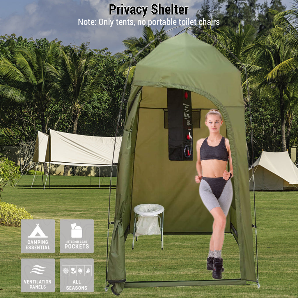 Shelter Tent for Camping, Portable Toilet, Shower, Changing Room F98114