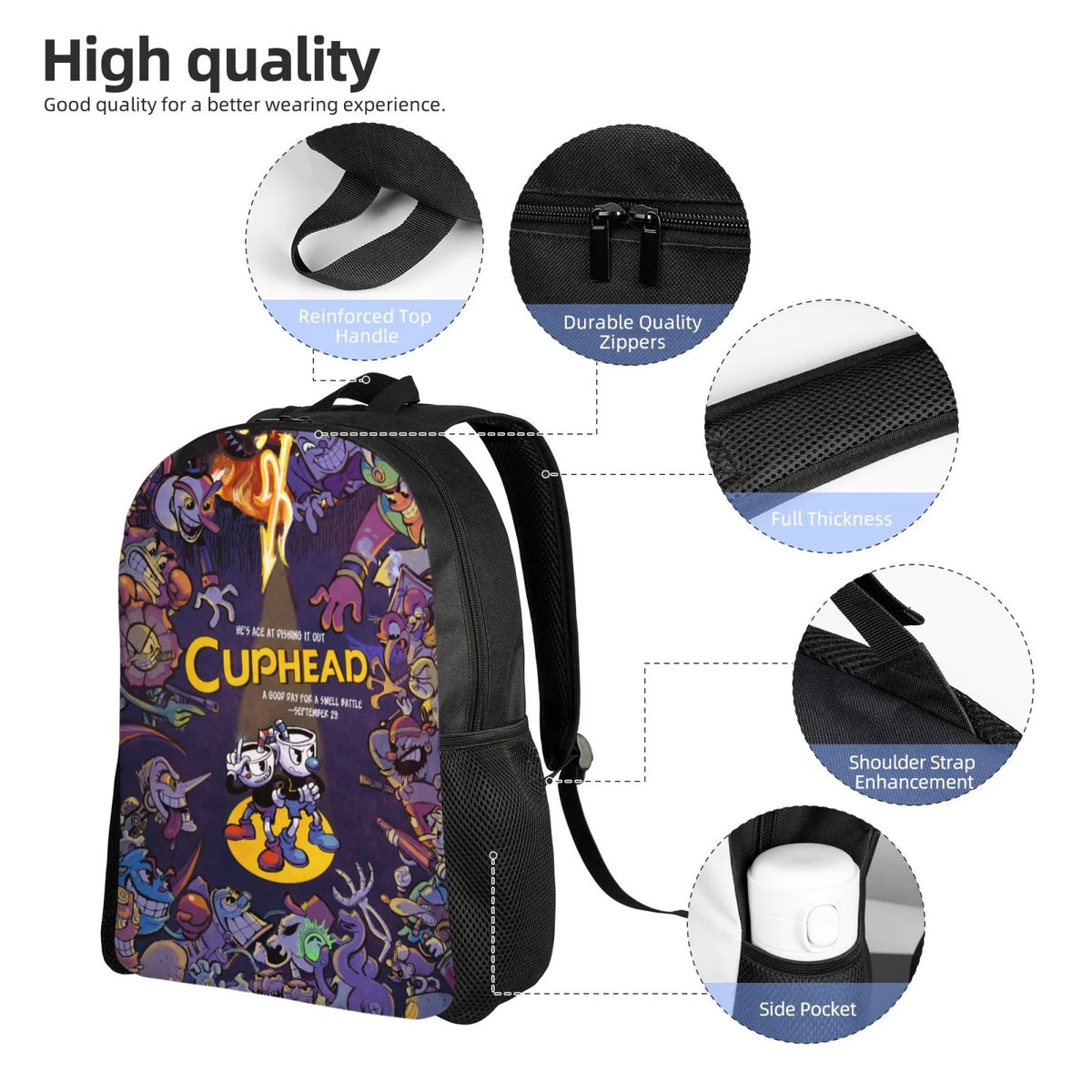 Lightweight Unisex Daypack Backpack X6823