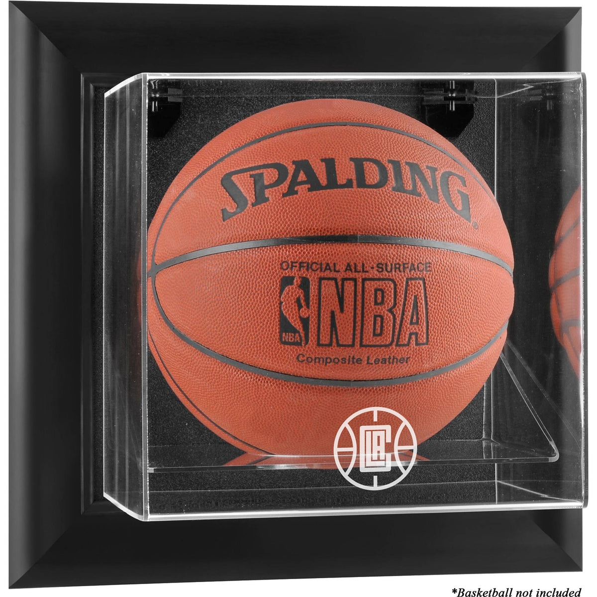 Black Framed Wall Mount Basketball Display Case N5331