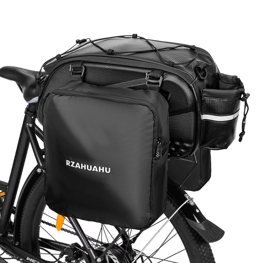 Waterproof Rear Seat Bike Bag with Side Hanging Bags K726355