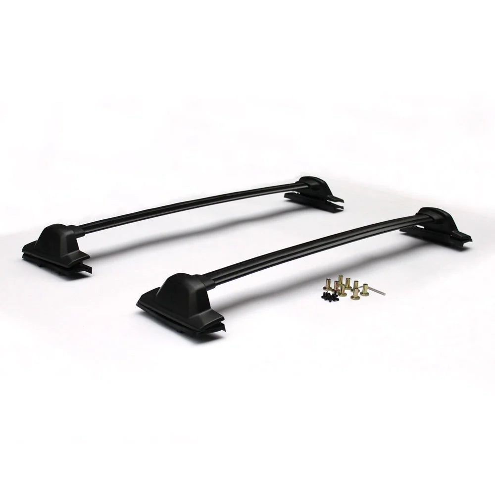 2pcs Aluminum Roof Racks Black F406