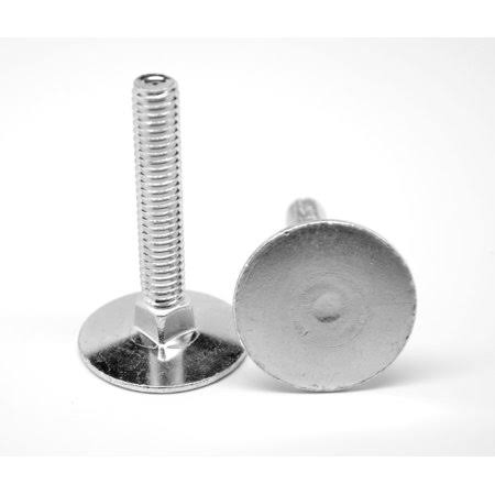 3/8 inch-16 x 1 1/2 inch Coarse Thread Grade 2 Elevator Bolt Low Carbon Steel Zinc Plated Pk 100 L562034