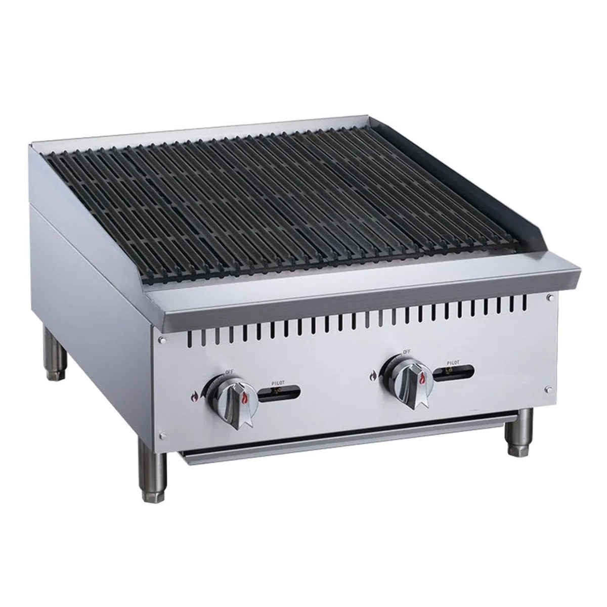 24 NG/LP Gas Countertop Charbroiler X509