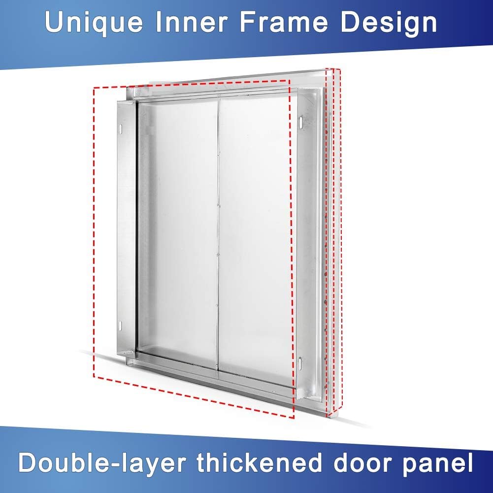 Outdoor Kitchen Single Access Door Stainless Steel P27304