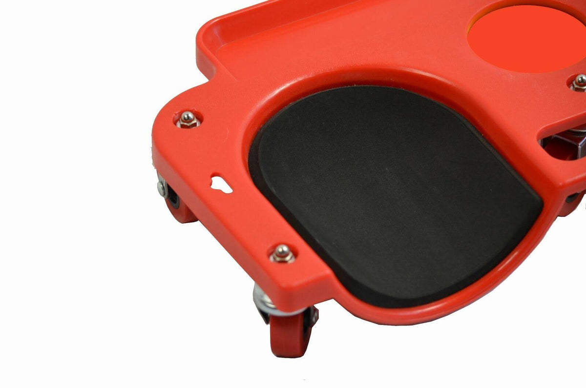 Rolling Knee Creeper with ABS Frame, 5 Swivel Castors, Tool Tray and Holder S90348
