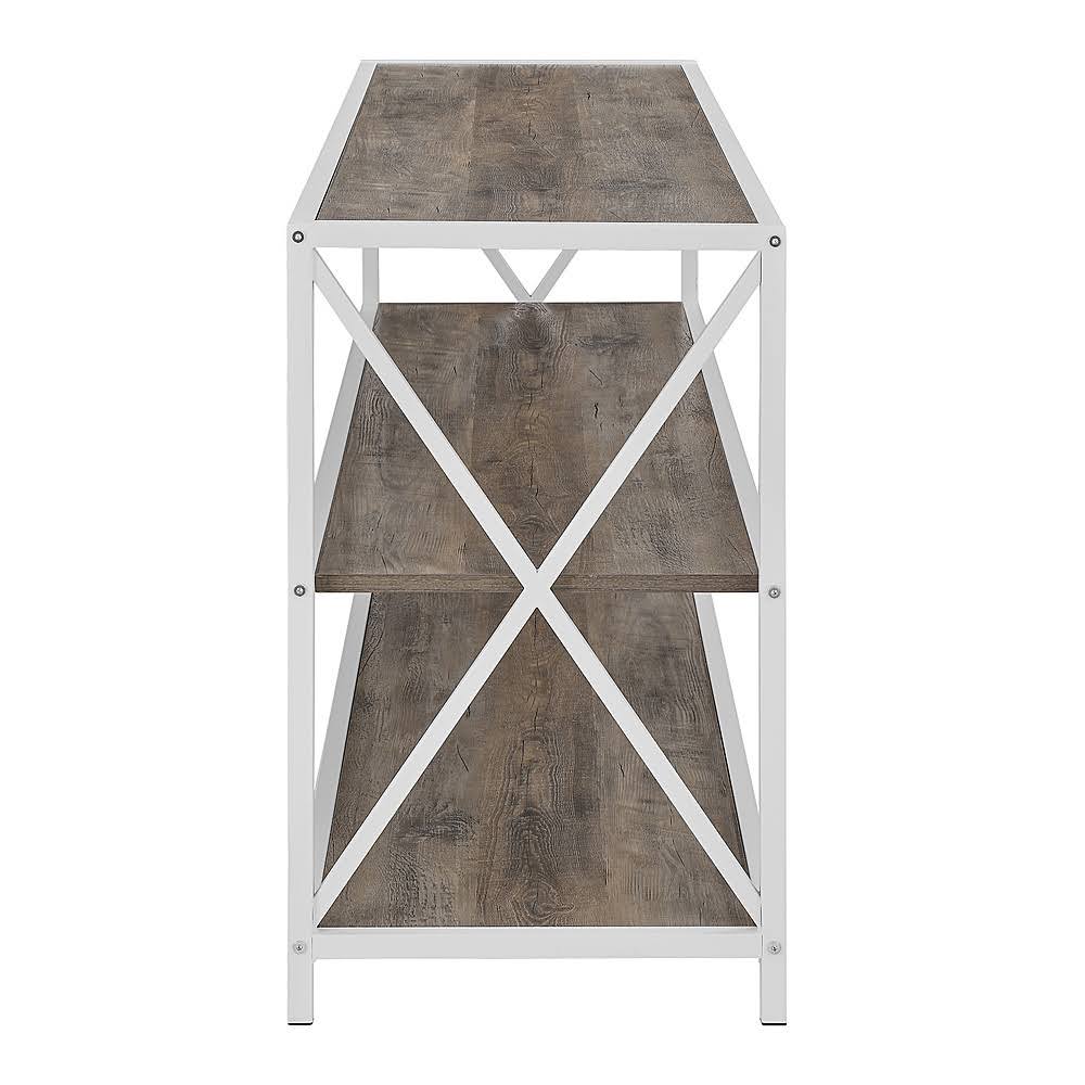 3-Shelf Bookcase Gray Wash B339